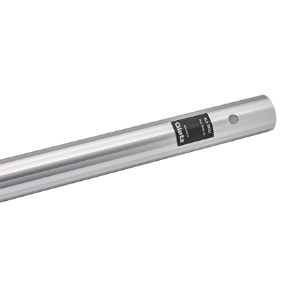 Onderstok, voor Alu-Twist Ø39mm, profiliert, alu natuur