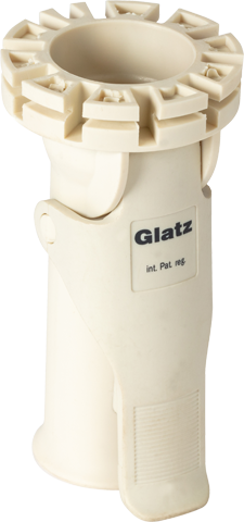 Schuiver M, 10-delig cpl voor PxV+/Al-2 kunststof wit, Glatz